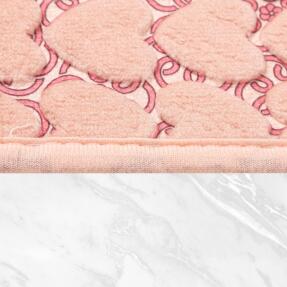 Jassrug Leila Kalp Embos Kaymaz Taban İkili Klozet Takımı 60x100 ve 50x60 Pudra - 3