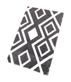 Jassrug Royal Kaymaz Taban Banyo Halısı 50x80 Karo Antrasit - 1