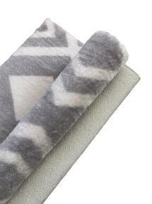 Jassrug Royal Kaymaz Taban Banyo Halısı 50x80 Karo Gri - 2