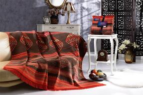 Aksu Silver Collection Çift Kişilik Pamuklu Çift Taraflı Battaniye 180x220 Mayori - 1
