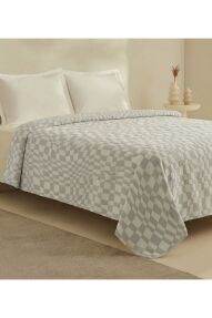 Dolce Bonita Home Wellsoft Square Battaniye 200x220 Bej - Uyku Bandı Hediyeli - Dolce Bonita Home