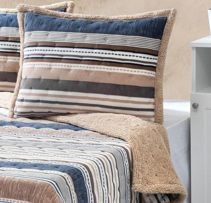 Merinos All Day Yatak Örtüsü Seti Kutulu Bona Mavi - 3