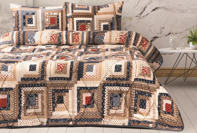 Merinos Comforter 3 Parça Çift Kişilik Yorgan Set 220x240 Elenia - 1