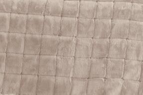 Merinos Luxe 3 Parça Çift Kişilik Yatak Örtüsü Seti Kutulu 230x250 Kareli Bej - 3
