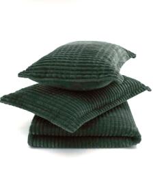 Merinos Modern Line 3 Parça Çift Kişilik Battaniye Seti Kutulu 220x240 Haki - 2