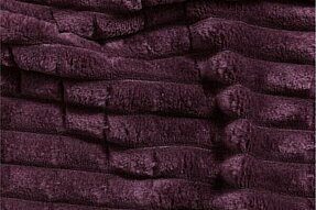 Merinos Modern Line 3 Parça Çift Kişilik Battaniye Seti Kutulu 220x240 Mürdüm - 3
