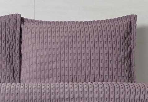 Merinos Modern Twist 3 Parça Çift Kişilik Battaniye Seti Kutulu 220x240 Mürdüm - 3
