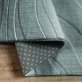 Dinarsu Alaçatı Püsküllü Parça Halı 150X230 Lorey Gri - 3