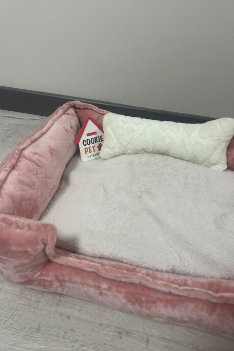 Cookıe Pet Wellsoft Dolgulu Kedi Köpek Yuvası 55X40 Pudra - 2