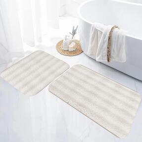 Aksu Royal Bubble Kaymaz Taban İkili Klozet Takımı 60x100 ve 50x60 Krem - 1
