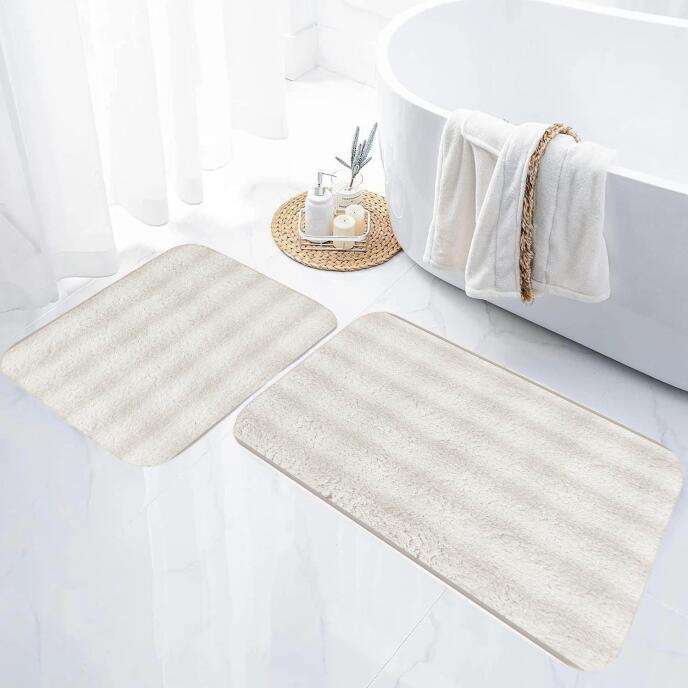 Aksu Royal Bubble Kaymaz Taban İkili Klozet Takımı 60x100 ve 50x60 Krem - 1