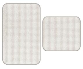 Aksu Royal Bubble Kaymaz Taban İkili Klozet Takımı 60x100 ve 50x60 Krem - 3