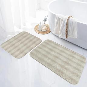 Aksu Royal Bubble Kaymaz Taban İkili Klozet Takımı 60x100 ve 50x60 Taupe - 1
