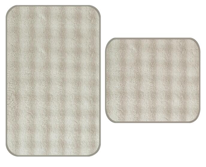 Aksu Royal Bubble Kaymaz Taban İkili Klozet Takımı 60x100 ve 50x60 Taupe - 3
