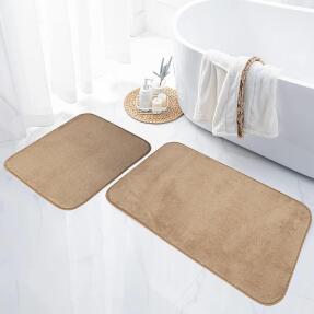 Jassrug Royal Kaymaz Taban İkili Klozet Takımı 60x100 ve 50x60 Toprak - 1