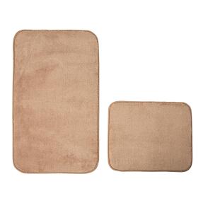 Jassrug Royal Kaymaz Taban İkili Klozet Takımı 60x100 ve 50x60 Toprak - 4