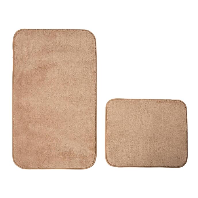 Jassrug Royal Kaymaz Taban İkili Klozet Takımı 60x100 ve 50x60 Toprak - 4