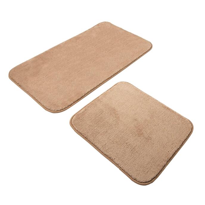 Jassrug Royal Kaymaz Taban İkili Klozet Takımı 60x100 ve 50x60 Toprak - 5