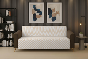 Dinarsu Kaydırmaz Koltuk Örtüsü 175X220 Ege Bej - Dinarsu