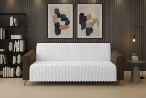 Dinarsu Kaydırmaz Koltuk Örtüsü 175X220 Lüme Gri - Dinarsu