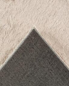 Jassrug Fuzzy Tavşan Tüyü Kürk Halı 120x180 Bej - 2