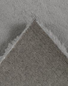 Jassrug Fuzzy Tavşan Tüyü Kürk Halı 120x180 Gri - 3