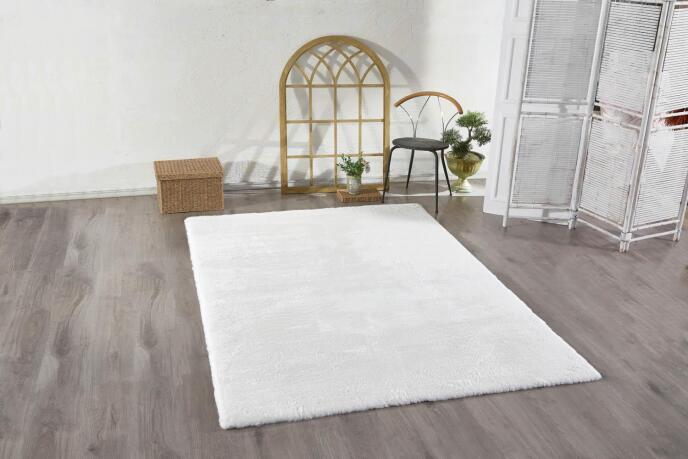 Jassrug Tavşan Tüyü Kürk Halı 120x180 Optik - 1