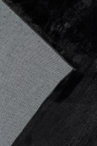 Jassrug Tavşan Tüyü Kürk Halı 120x180 Siyah - 4