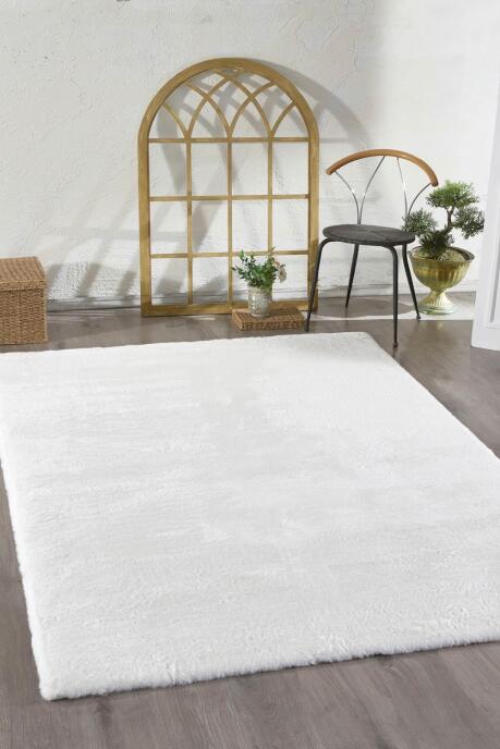 Jassrug Tavşan Tüyü Kürk Halı 160x220 Optik - 2