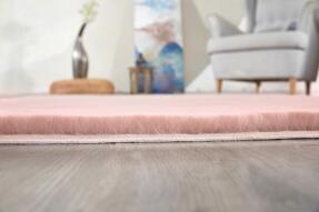 Jassrug Tavşan Tüyü Kürk Halı 160X220 Pudra - 3