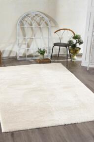 Jassrug Tavşan Tüyü Kürk Halı 60x120 Bej - 2