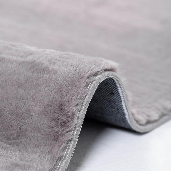Jassrug Soft Tavşan Tüyü Kürk Halı 160x230 Antrasit - 2