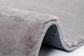 Jassrug Soft Tavşan Tüyü Kürk Halı 160x230 Antrasit - 3
