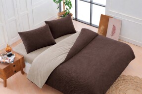 Merinos Eternıty Fitilli Nevresim Seti 4 Parça Kahverengi - Merinos