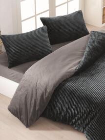 Merinos Eternity Fitilli 4 Parça Çift Kişilik Nevresim Takımı 200x220 Antrasit - 3