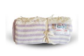 Aksu Summer Line Çok Amaçlı Örtü Pike Koltuk Örtüsü 170x220 Lila - 4