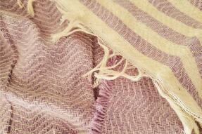 Aksu Summer Line Çok Amaçlı Örtü Pike Koltuk Örtüsü 170x220 Lila - 5