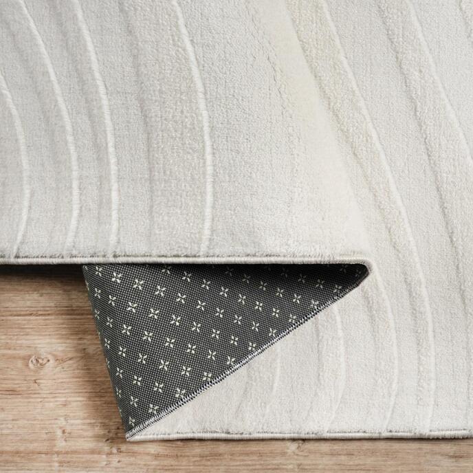 Dinarsu Alaçatı Püsküllü Kaymaz Taban Halı 150x230 Ariso Açık Bej - 4