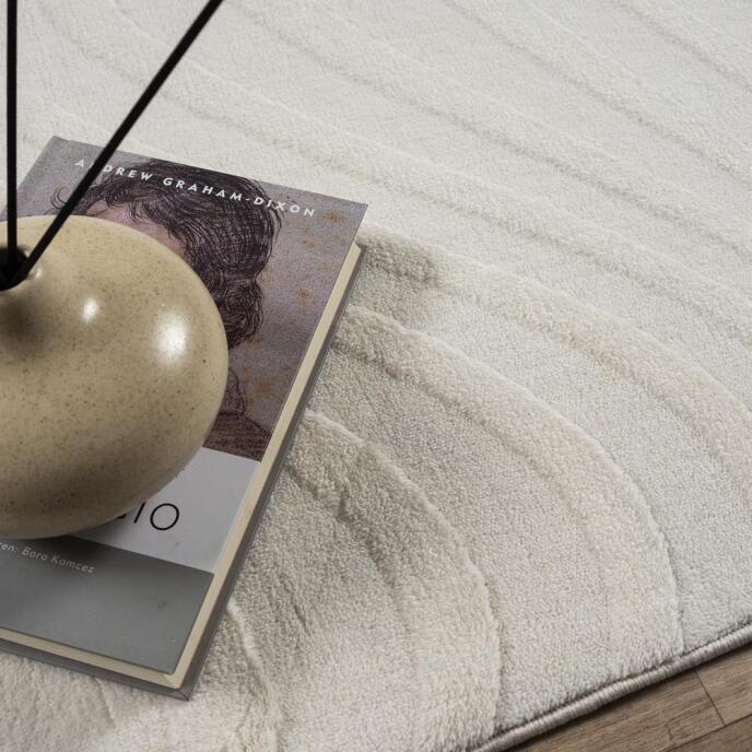 Dinarsu Alaçatı Püsküllü Kaymaz Taban Halı 150x230 Ariso Açık Bej - 5
