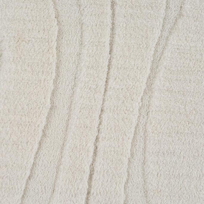 Dinarsu Alaçatı Püsküllü Kaymaz Taban Halı 150x230 Lorey Açık Bej - 3