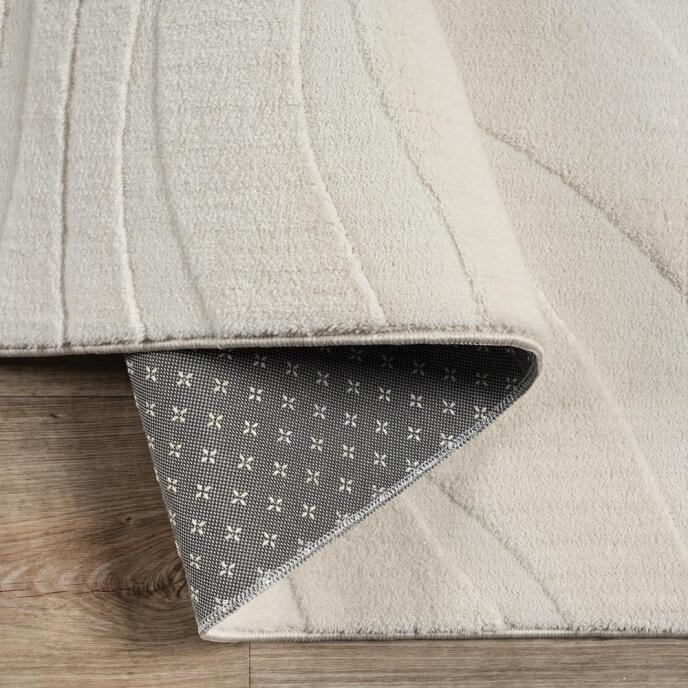 Dinarsu Alaçatı Püsküllü Kaymaz Taban Halı 150x230 Lorey Açık Bej - 4