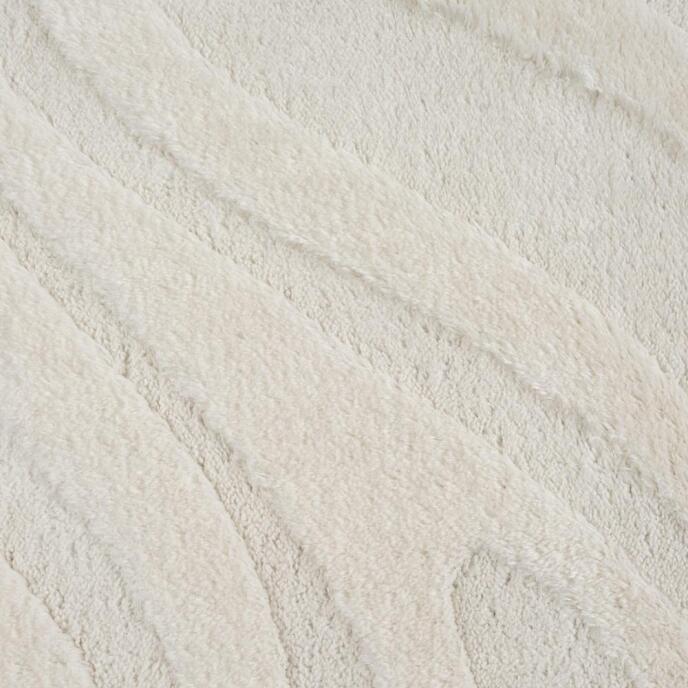 Dinarsu Alaçatı Püsküllü Kaymaz Taban Halı 150x230 Lots Açık Bej - 3