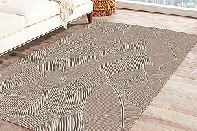 Jassrug Rölyef Halı 120X180 Garden Bej - Jassrug
