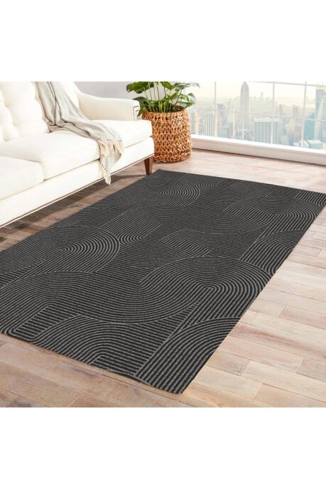 Jassrug Rölyef Halı 150X220 Joy Antrasit - 2