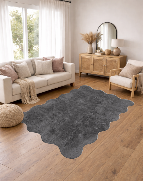 Jassrug Halı 120X180 Ripple Antrasit - 1