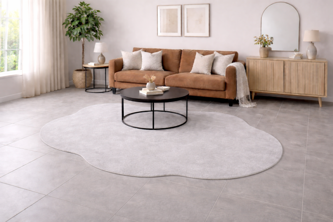 Jassrug Halı 80X150 Ripple Açık Gri - 1