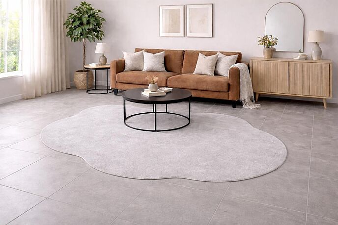 Jassrug Halı 80X150 Ripple Açık Gri - 1