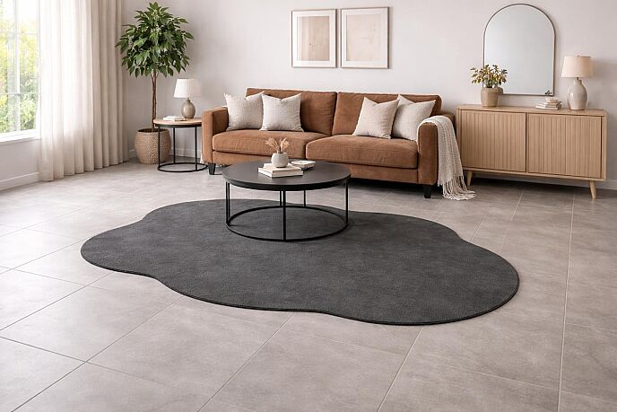 Jassrug Halı 80X150 Ripple Antrasit - 1