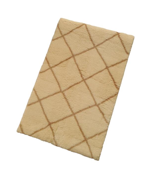 Jassrug Royal Kaymaz Taban Banyo Halısı 50x80 Diamond Bej - 1