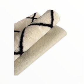 Jassrug Royal Kaymaz Taban Banyo Halısı 50x80 Diamond Krem - 2